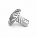 Boîte de 150 Clous Podo à Frapper Aluminium Striés (2,5 × 5 mm)