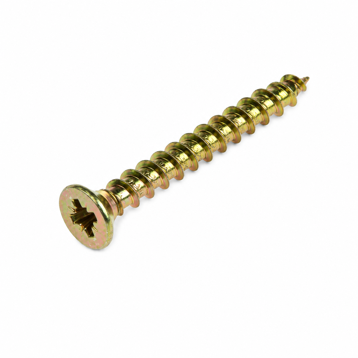 Boîte de 200 Vis Laitonnées Cruciformes (3,5 × 35 mm)