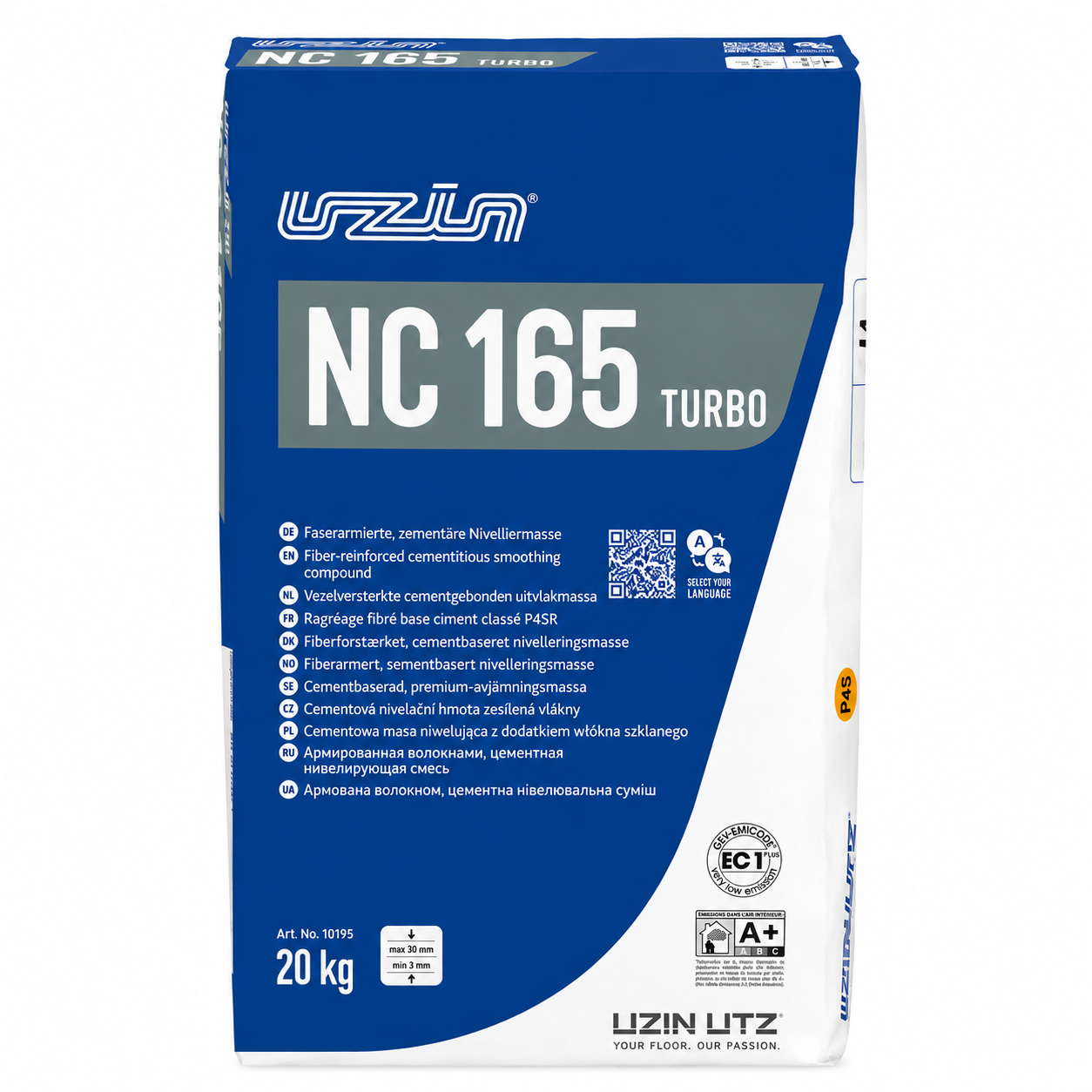 UZIN NC 165 TURBO – Ragréage Fibré Polyvalent